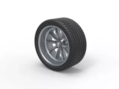 Sport wheel 10 3D print model