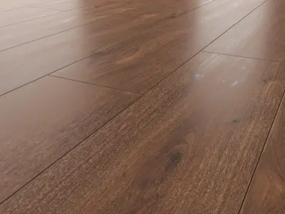 Wood floor Oak XVII century Brushed 3D model