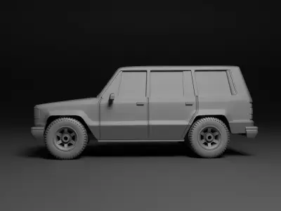 Isuzu Trooper  3D print model