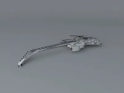 ESP George Lynch Skull N Bones Free 3D model