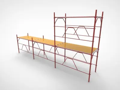 Scaffolding 3D model 6