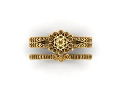 Jewelry ring 012 3D print model