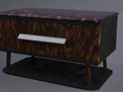 Fancy table Free 3D model