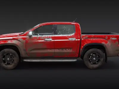 VW Amarok 2024 Style Dirt 3D model