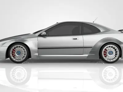 Peugeot 406 Coupe Rocket Bunny 3D model