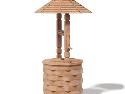 Decorative Well 3D Model 3D model