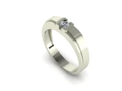 men ring 3D print model