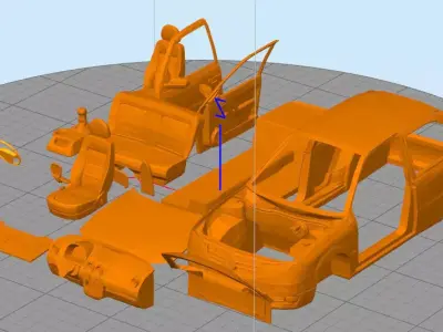 volkswagen gol power  3D print model