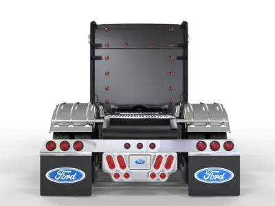 Truck 750 Extended Cab With interior   3D model