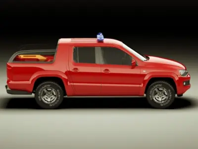 VW Amarok SaR 3D model