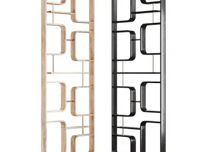 Claustra two bookcases 3D model