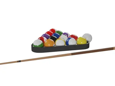 Biliards Balls 3D model