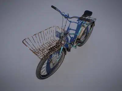 Bicycle Low-poly 3D model by silvertm from CGTrader