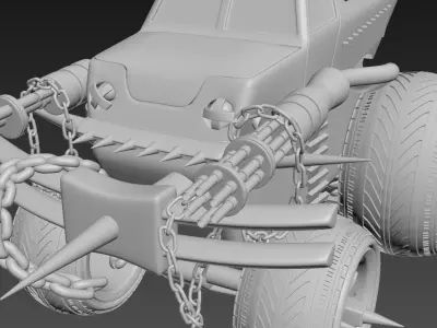 PIECEMEAL TWISTED METAL 3D model