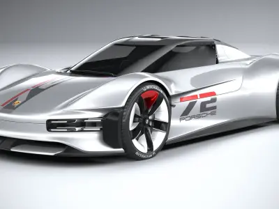 Porsche Vision GT Concept 2021 3D model