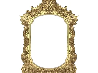 Carved Picture Frame 3D model 28