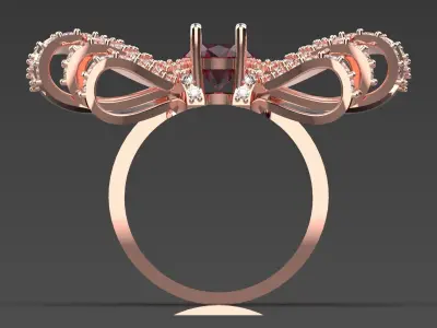 A Butterfly of Diamonds and Ruby jr00006 3D print model