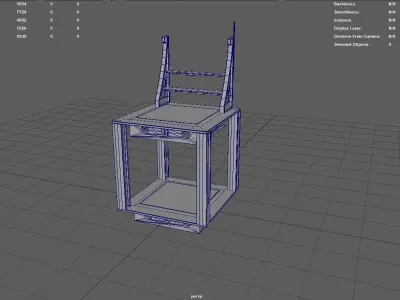Sci-Fi Desk Free low-poly 3D model purchase