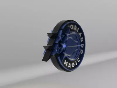 NBA Orlando Magic Team Logo 3D model