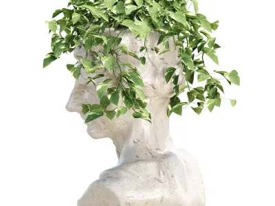Greek Sculpture Planter Vol 334  3D model