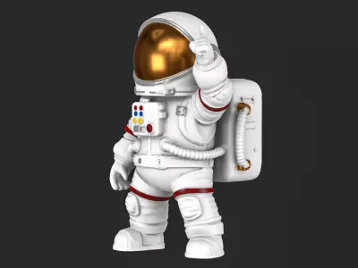 Astronaut figure 05 3D print model