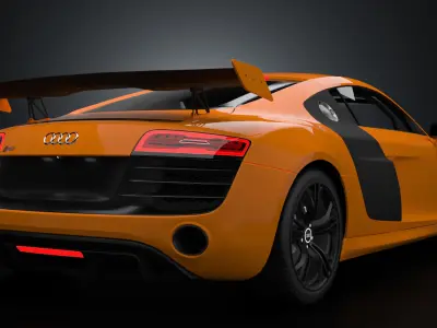 Audi R8 FSI quattro Plus Realistic 3D model