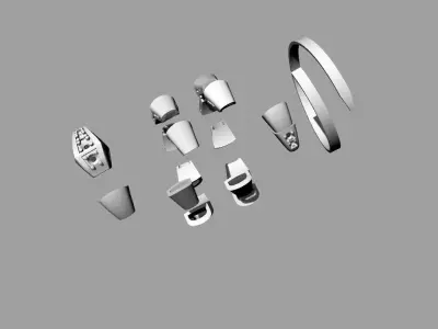 Bvlgari Snake Serpenti Ring  3D print model