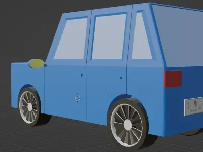 Simple cars Free 3D model