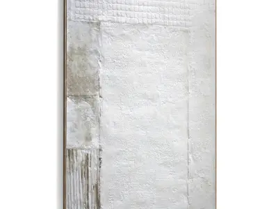 Plaster Two Photo Frame 363 Low-poly 3D model