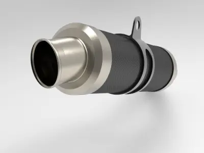 EXAUST MIVV GP - SCARICO MIVV GP CARBON PIPE 3D print model