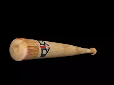 Baseball bat Free low-poly 3D model order