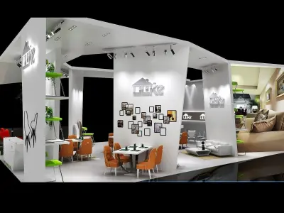Exhibition - Area -10X13-3DMAX2009-01 3D model