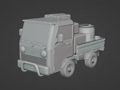 Suzuki Carry Kei Truck Free 3D print model