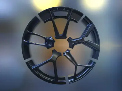 Rim Pack Low-poly 3D model