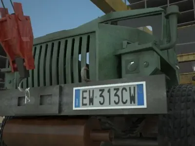 KS 2573 Auto Crane  3D model