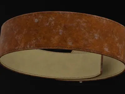 Magical Belt Low-poly 3D model