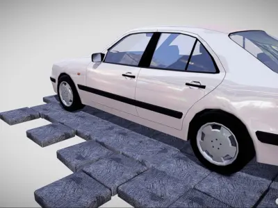 Classic Sedan 3D Model 3D model