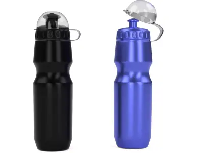 Bike Water Bottle 3D Low-poly 3D model