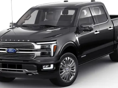 Pick-up F-150 2024 Platinum 3D model