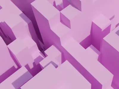 Geometric blocks V7 3D model
