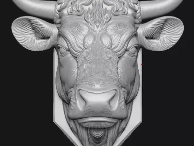 cattle 3D print model