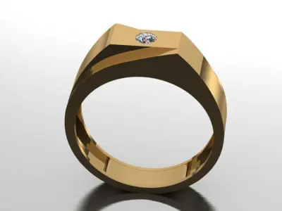 man ring 3D print model