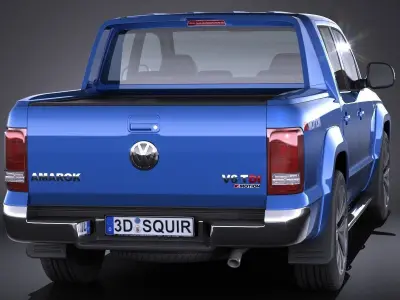 Volkswagen Amarok 2017 3D model