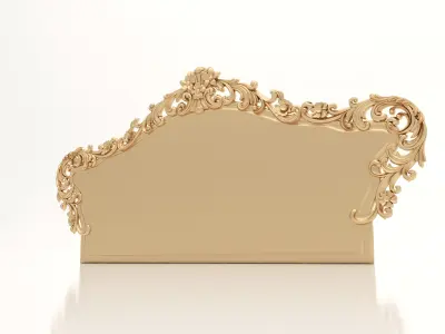 Bed Ornament Frame 1 - For CNC and Interior 3D model purchase
