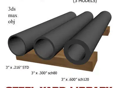 3in Pipe 3D model