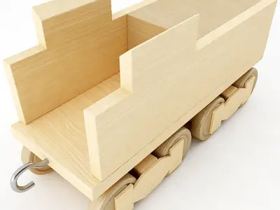 The General Toy Train 3D model