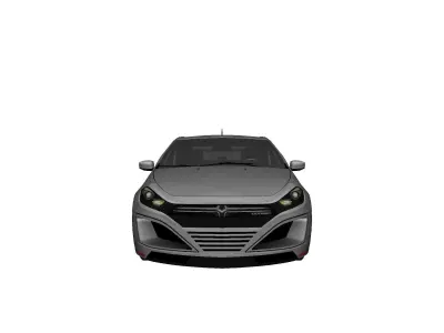 DODGE DART GT 2013 Custom Low-poly 3D model