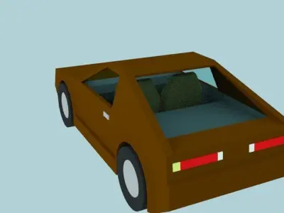 LowPoly SportCar sports car 3D model