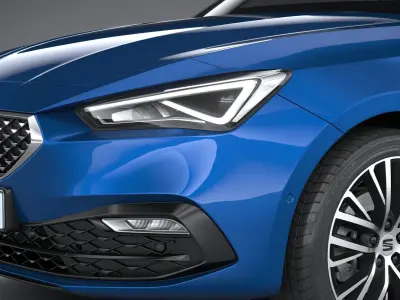 Seat Leon Sportstourer 2020 3D model