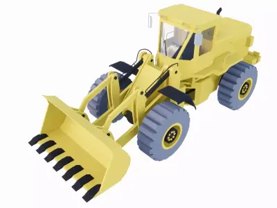 bulldozer 3D print model